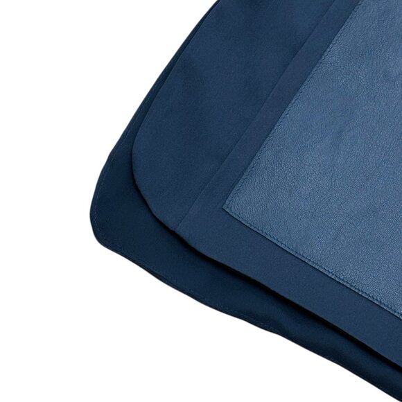 Vince Black Silk Leather Panel Sleeveless Top 2010s - Picture 5 of 6